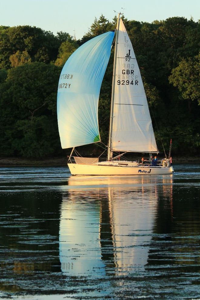 Race winner Moby J in The Swellies – Three Peaks Yacht Race ©  Rob Howard / Three Peaks Yacht Race